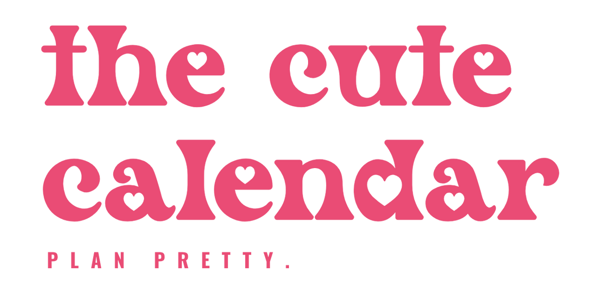 The Cute Calendar — printable and wall calendars